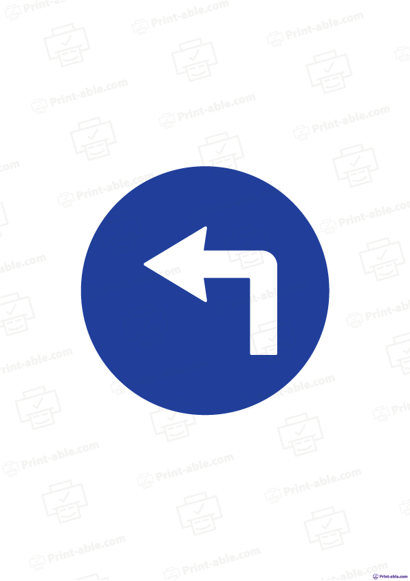 Road Sign Printable Free Download