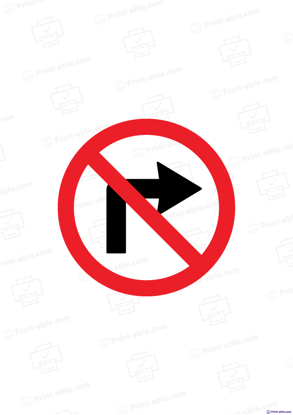 Road Sign Printable Free Download