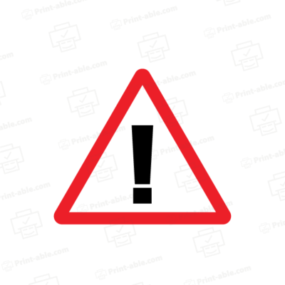 Road Sign Printable