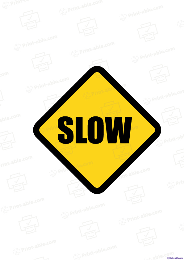 Road Sign Printable Free Download