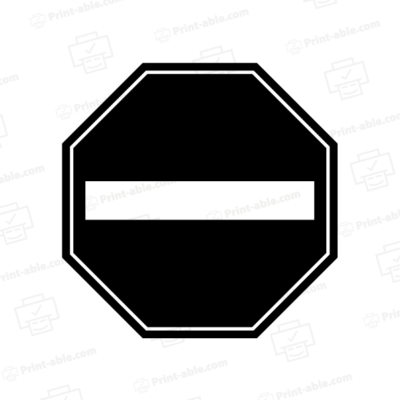 Stop sign printable free download
