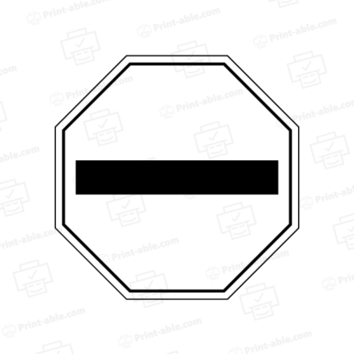 Stop sign printable free download