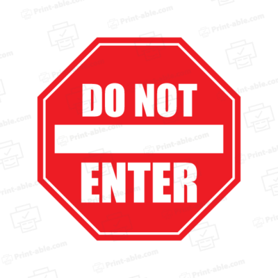 Stop sign printable free download