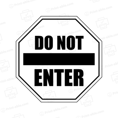 Stop sign printable free download