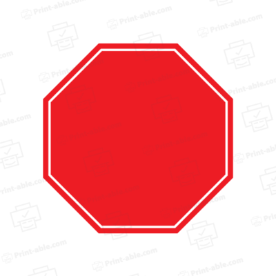 Stop sign printable free download