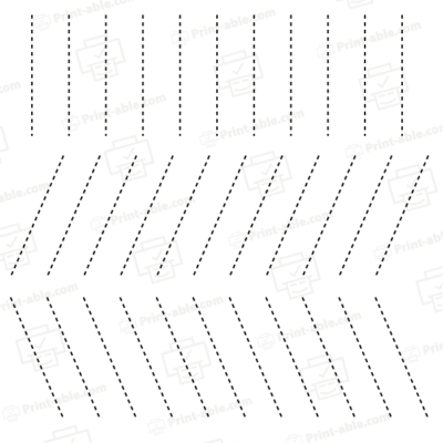 Tracing lines worksheets