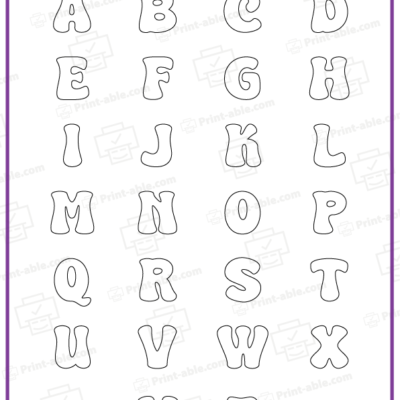 ABC Alphabet Chart Printable free download