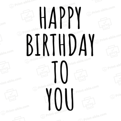 Birthday sign printable free download
