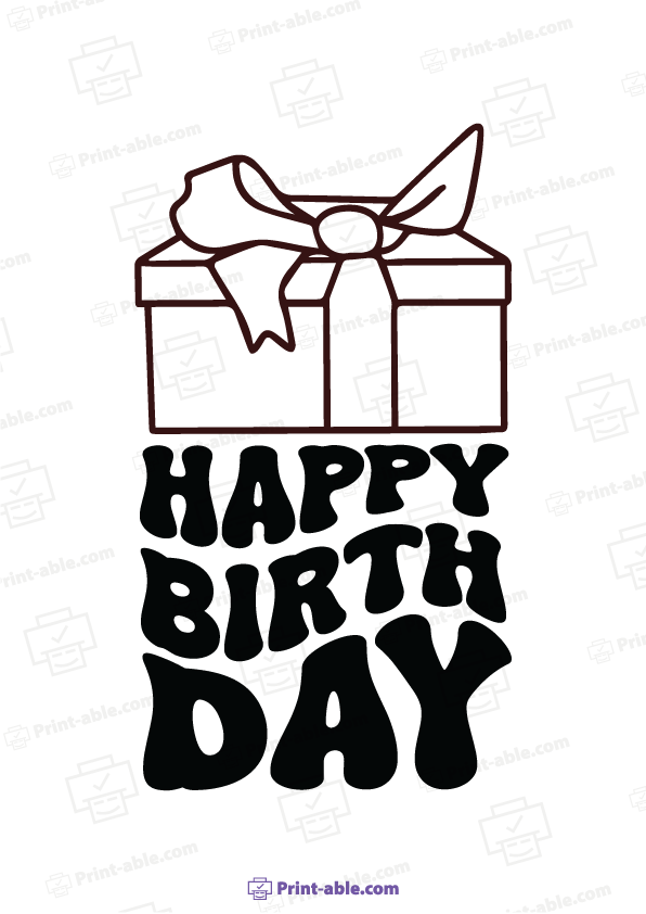 Birthday Sign Printable Free Download