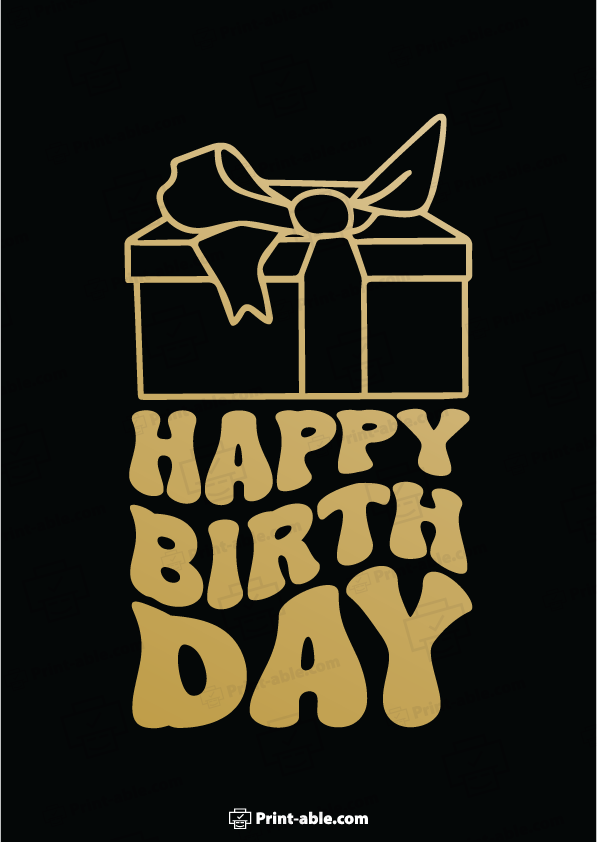 Birthday Sign Printable Free Download