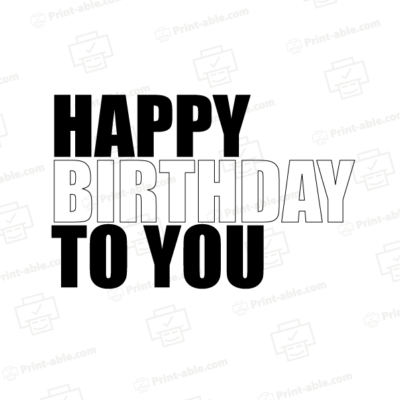 Birthday sign printable free download