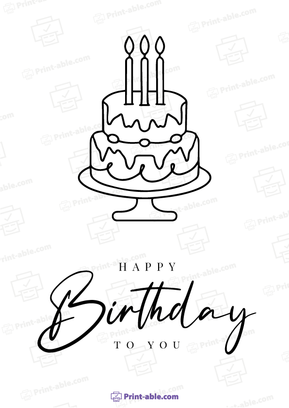 Birthday Sign Printable Free Download