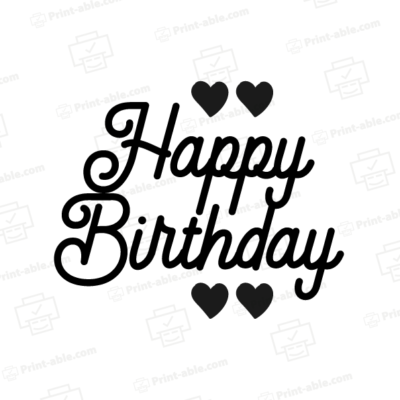 Birthday sign printable free download