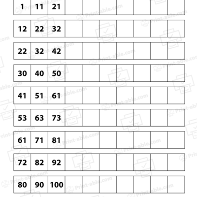 Skip counting worksheets printable free download