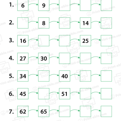 Skip counting worksheets printable free download