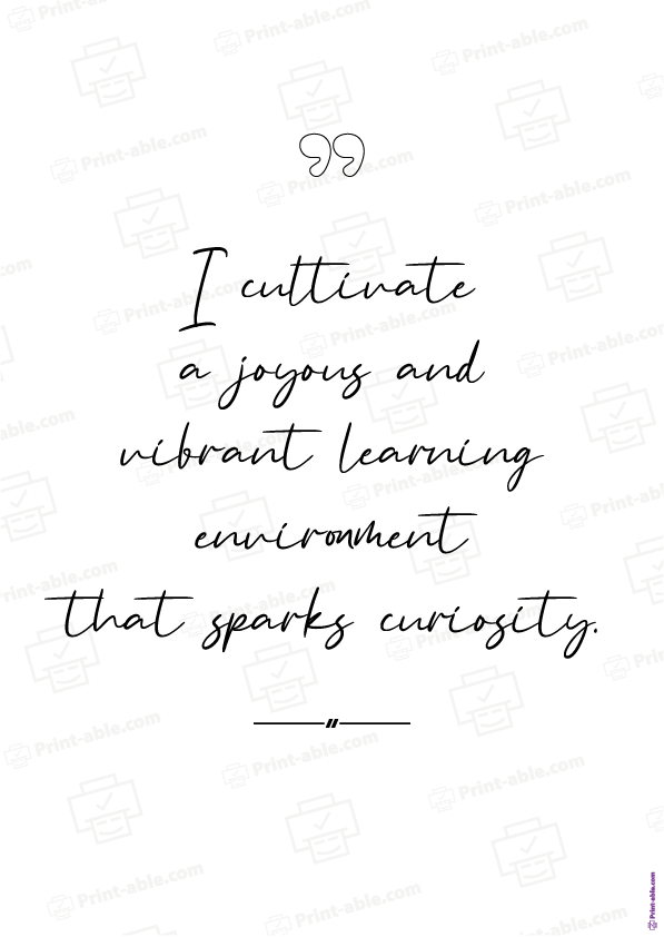 teacher affirmation card printable free download