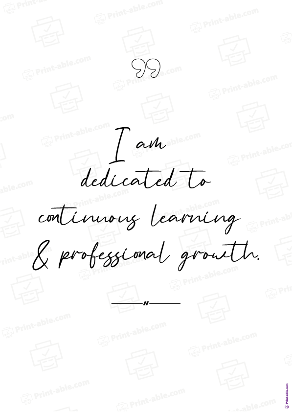 Teacher Affirmation Card Printable