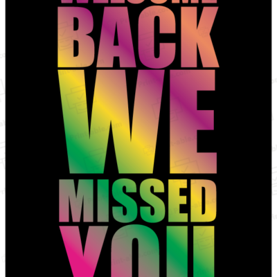 we missed you sign printable free download