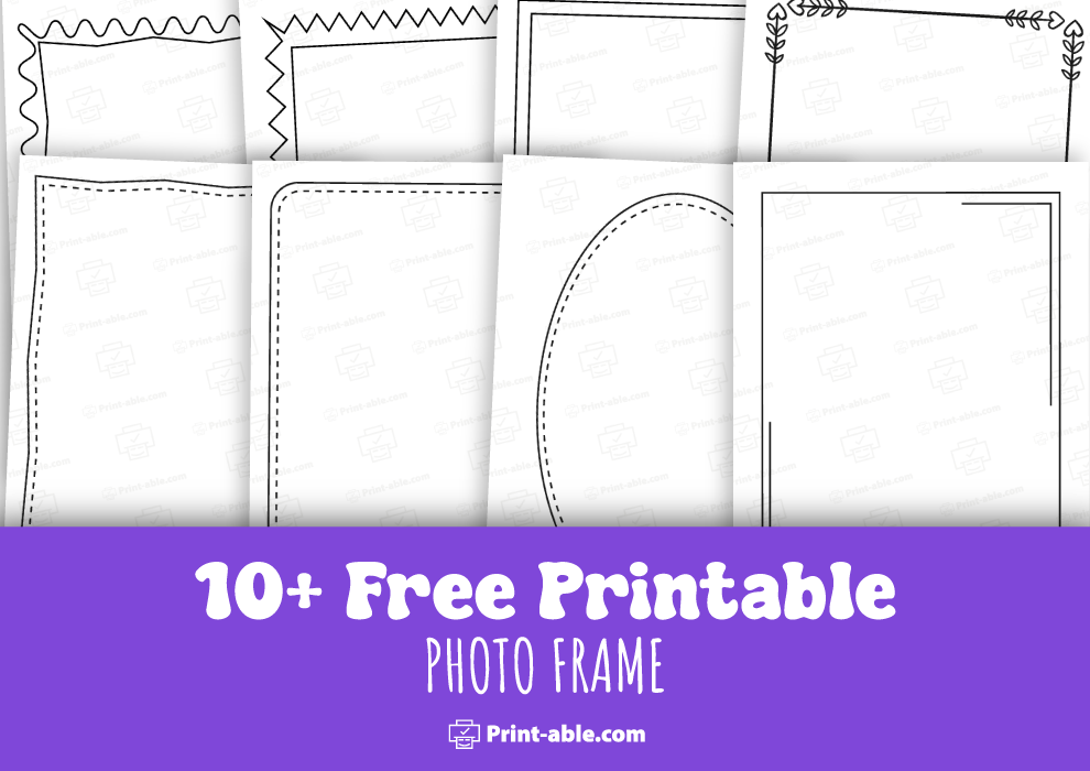 photo frame printable free download