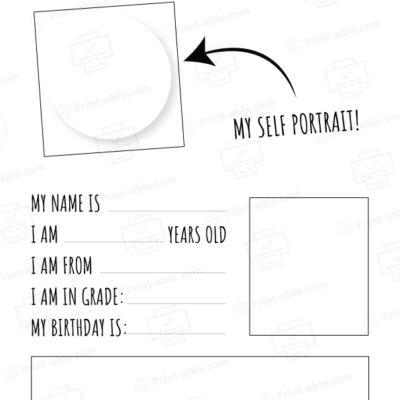 All About Me Worksheet Printable 4907