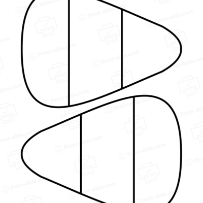 Corn Candy Outline Printable 3105