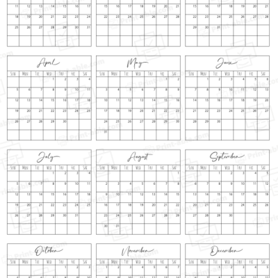 2037 Calendar Printable 1101