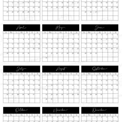 2037 Calendar Printable 1102