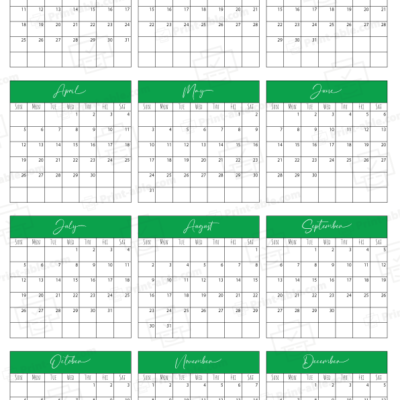 2037 Calendar Printable 1105