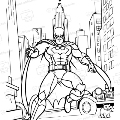 Batman Coloring Page