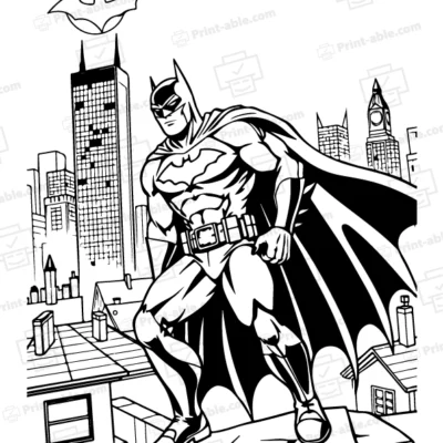 Batman Coloring Page