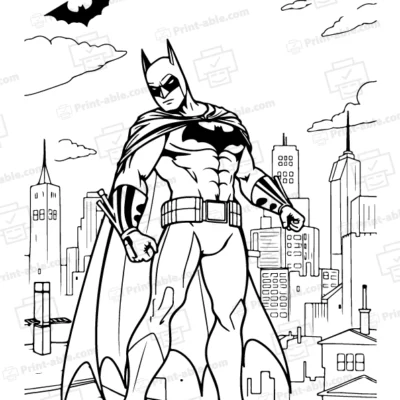 Batman Coloring Page