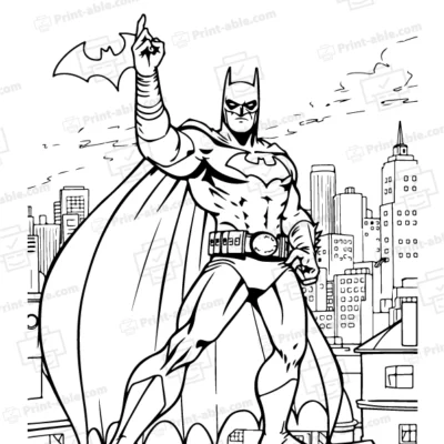 Batman Coloring Page