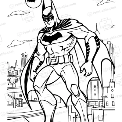 Batman Coloring Page