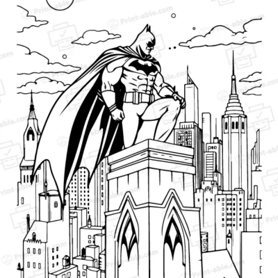 Batman Coloring Page