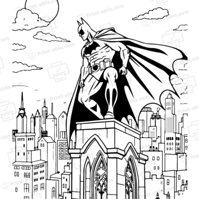 Batman Coloring Page