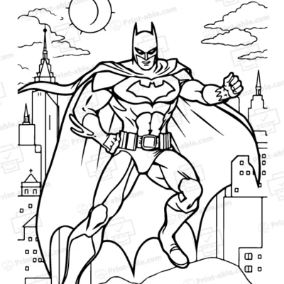 Batman Coloring Page