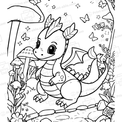 Dragon Coloring Page