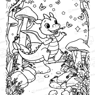 Dragon Coloring Page