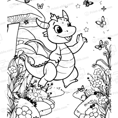 Dragon Coloring Page