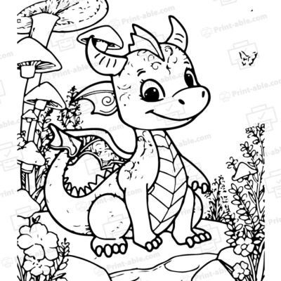 Dragon Coloring Page