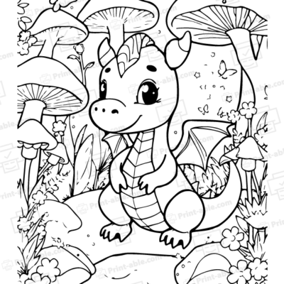 Dragon Coloring Page