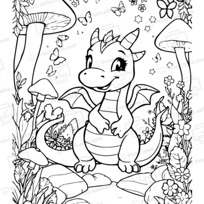 Dragon Coloring Page