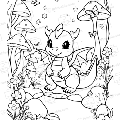 Dragon Coloring Page