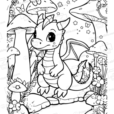 Dragon Coloring Page