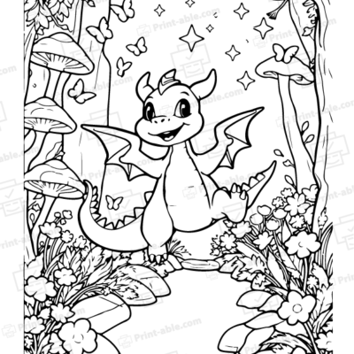 Dragon Coloring Page