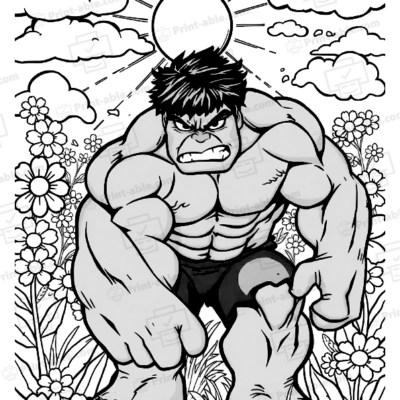 Hulk Coloring Page