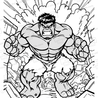 Hulk Coloring Page