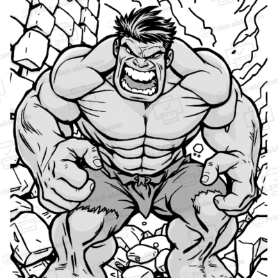 Hulk Coloring Page