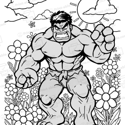 Hulk Coloring Page