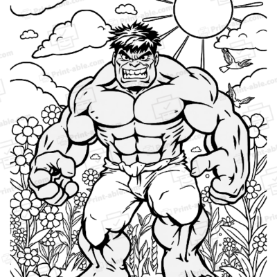 Hulk Coloring Page
